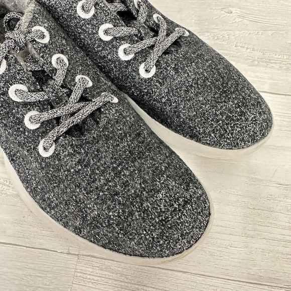 Allbirds Women WR Wool Runner Sneakers Size 10 Grey Merino Travel Shoe Comfort - Picture 7 of 12
